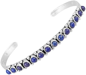 Silpada 'Sorcery' Sterling Silver Lapis Cuff Bracelet, 7"