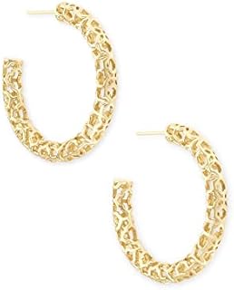 Kendra Scott Maggie 1.5" Hoop Earrings for Women, Fashion Jewelry