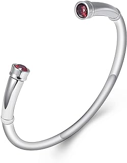 Charming Ashes Bracelet with Box Chain & Fold Over Clasp, Stainless Steel Urn Holder for Women, December Birthstone Design