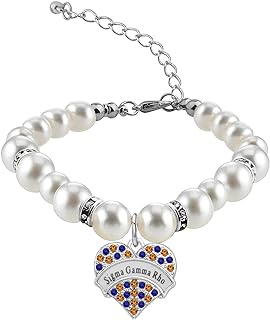 SigmaRho Sorority Bead Bracelet SigmaRho Inspired Gift Greek Sorority Jewelry for Women Girl