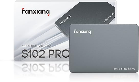 Fanxiang S102 Pro SSD de 1TB, Resistente a Golpes y con 3D NAND TLC, Tamaño 2.5, Ideal para Computadoras de Escritorio y de Fácil Instalación