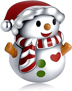 Christmas Charm Bracelet for Women by Rimgoris, 925 Sterling Silver with Cubic Zirconia, Features Lucky Four-Leaf Clover, Easter Rabbit & Egg, Teacher's Day & Nurse Cap Designs, Perfect Holiday Gift