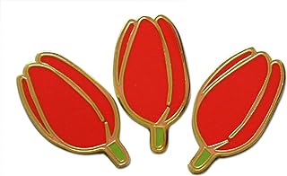 Novel Merk Flower Blossom Floret - Sunflower, Daffodil, & Other Lapel Pin, Hat Pin & Tie Tack Set - with Clutch Back