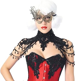 Adjustable Black Lace Body Chain for Women - SocalmDown Handmade Fashion Necklace - Versatile Party Chain - No Gemstone, Sophisticated Design