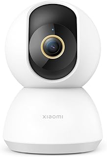Cámara de Vigilancia Xiaomi Smart C300 con 2K, 360° y Detección de Movimiento, f/1.4 para Interiores, Ideal para Hogar o Negocio