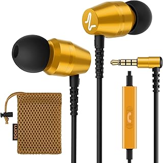 LUDOS OMNITONE In Ear Kopfhörer mit Kabel und Mikrofon, 3,5 mm Klinke, Satte Bässe und Geräuschabschirmung, Perfekt für Audiophile und Home Office. Ideal für iPhone und Samsung