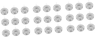 SEWACC Elegant Silver Earring Studs in Stainless Steel with Round Design for Women