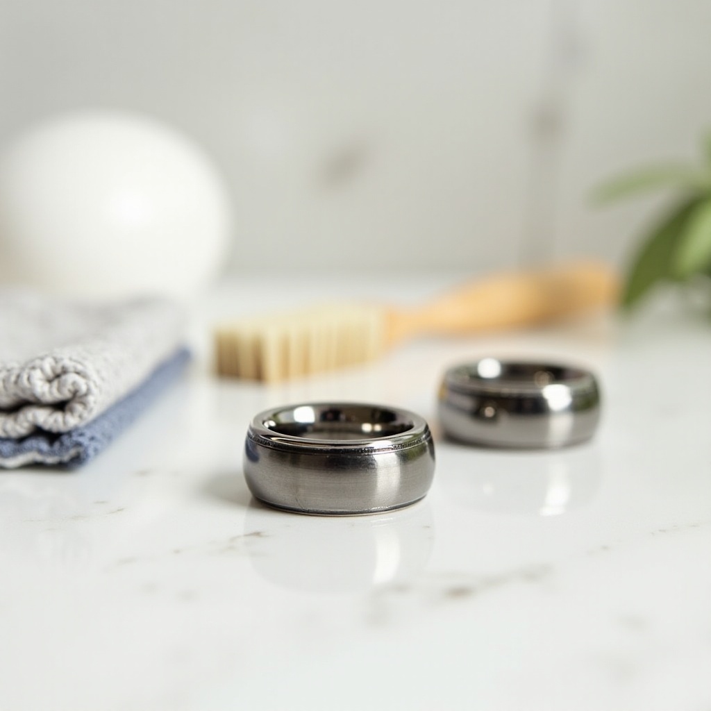 how to clean tungsten wedding bands