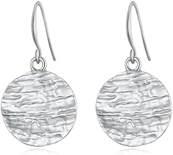 Gold Earrings 14k Gold Plated Hoop Earrings Dainty Pearl hoop Disc Coin Bead Starfish Teardrop Circle Dangle Drop Earrings for Women Hypoallergenic Jewelry Gifts