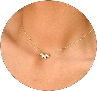 CZ Diamond Necklace for Women Dainty Square Cubic Zirconia Splints Solitaire Pendant Necklace for women 14kGold/Silver Plated Different Width Square CZ Pendant Necklaces Simulated Diamond Bridesmaid Jewelry for Women