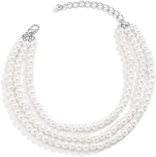 Box With Tongue Clasp Pearl Anklet with Link Chain and Beads for Women in Bohemian Style