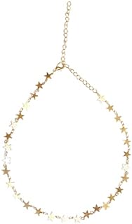 Zian Star Banks Choker Necklace Gold Plated Silver Plated Layered Necklaces For Women Teen Girls Aesthetic Ornaments Gifts