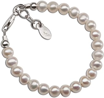 Children's or Baby Sterling Silver Cultured Pearl Bracelet and/or Necklace
