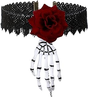 Harry and Henry Halloween Necklace Black Choker Necklace Gothic Bat Vampire Witch Necklace Spider Snake Pendant Choker Halloween Costume Jewelry for Women