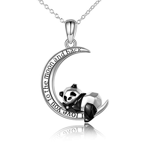 Adorable Sterling Silver Panda Charm Bracelet with Lobster Clasp and Cable Chain Design for Women