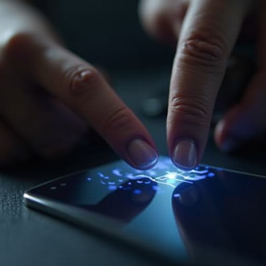 Einfache Reparatur von Handy Displaystreifen