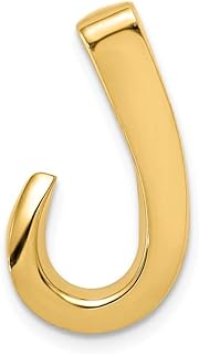14k Yellow Gold Solid Polished Fits Up To 4mm Omega 6mm Reversible Omega Omega Slide Jewelry for Women