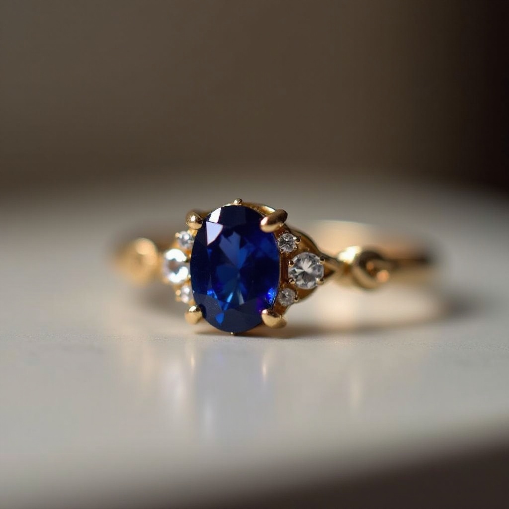 Anillo de Oro con Zafiro: Guía de Elegancia 2024