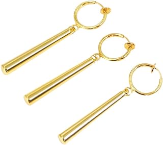 Roronoa Zoro Earrings Clip On- Gold Anime Costume Cosplay Earrings - Figure Earrings For Anime Lovers