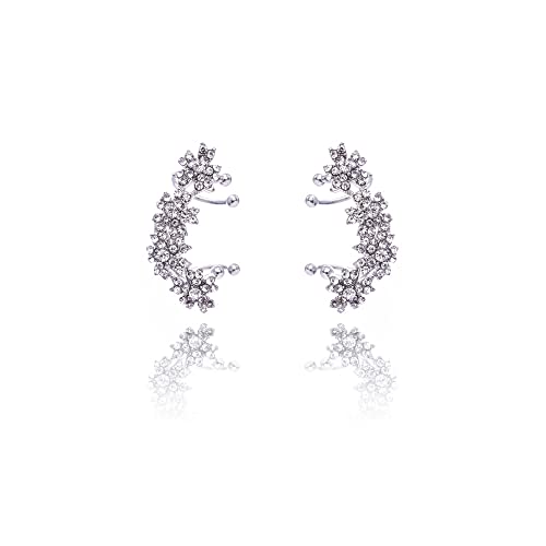 2PCS Women's Clip-On Earrings Hook Without Pierced
