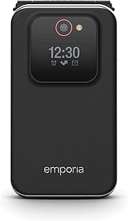 emporiaJOY-LTE Seniorenhandy 4G mit Notruftaste und 2,8-Zoll-Display, Klapphandy, ideal für Senioren, sicher und einfach zu bedienen