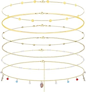 Subiceto 18K Gold Plated Alloy Waist Body Chain for Women, Adjustable Clasp Design, Perfect for Beach and Daily Wear, Durable and Stylish Body Jewelry