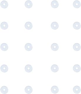 Bloomfall 20-Piece 3MM Clear Silica Gel Piercing Disc Kit for Piercing Bump & Keloid Healing, Perfect for Belly Button, Ear Piercing Stabilization and Support