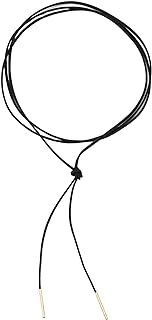 Olbye Thin Suede Choker Necklace Black Cord Necklace Suede Ribbon Choker Jewelry for Women and Girls