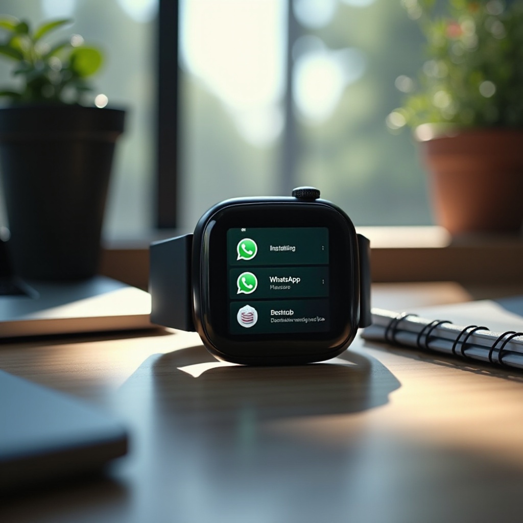 como instalar whatsapp en smartwatch u8