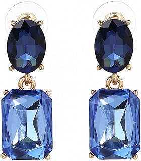 Bohemian Stud Earrings Women Wedding Jewelry Boho Statement Rhinestone Earrings Light Green