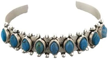 Buckle Clasp Vintage Copper Bohemian Engraved Cuff Bracelet - Bead Chain - Ideal for Women and Girls, Western Cowboy Design