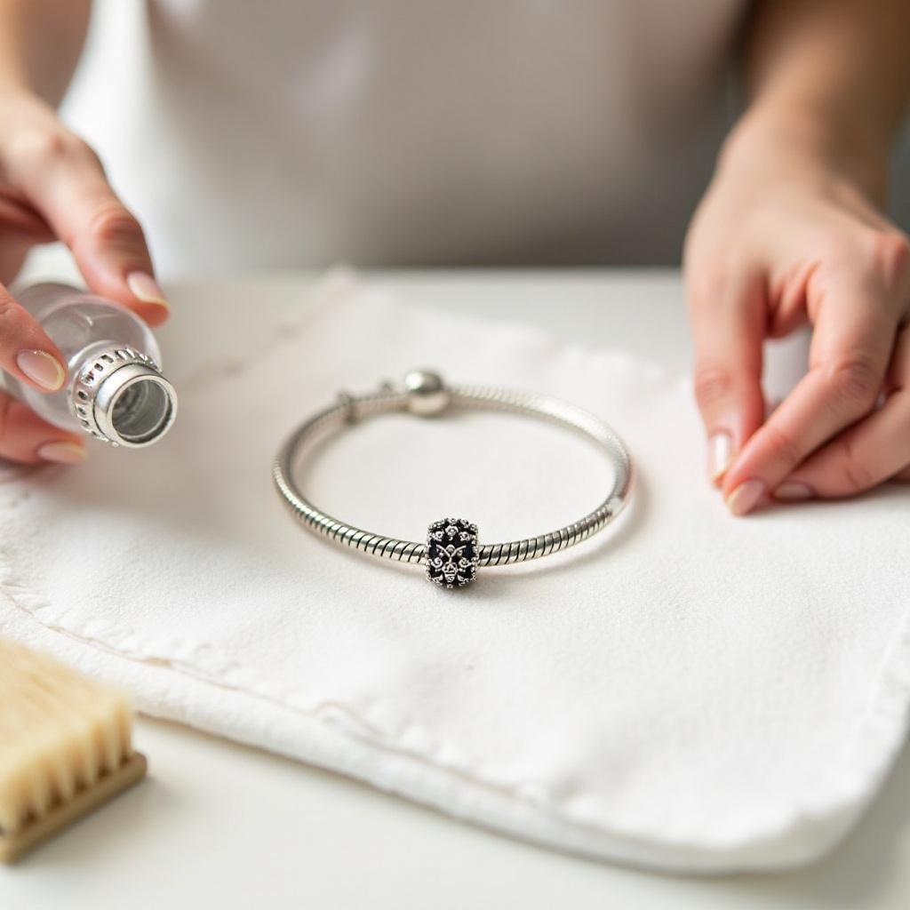 how to clean pandora bracelet at home