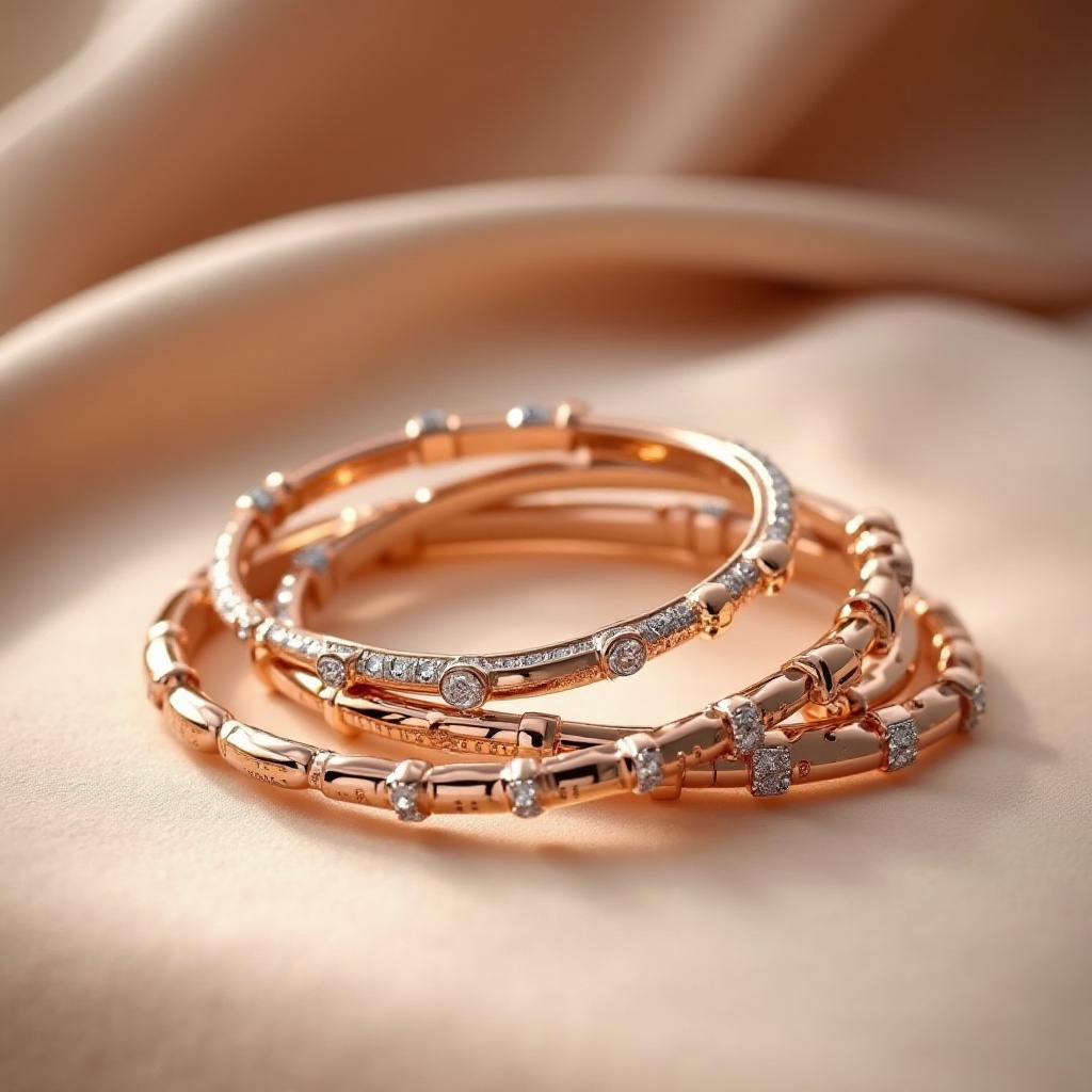 Tiffany-Armbänder aus Roségold