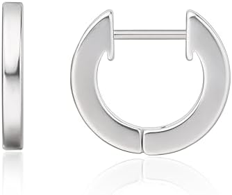 Limerencia G23 Pure Titanium Hypoallergenic Huggies Hoop Earrings for Women Girls Sensitive Ears