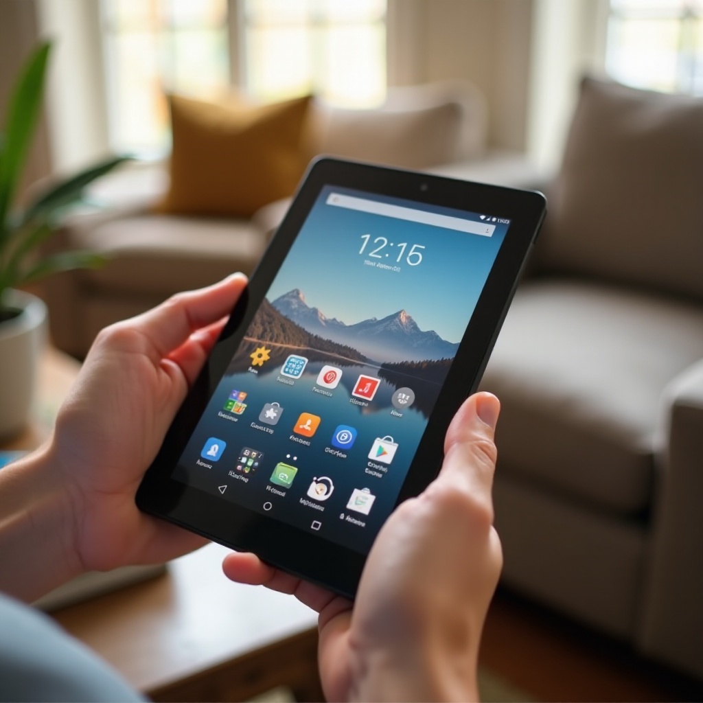 So starten Sie ein Amazon Fire Tablet neu.