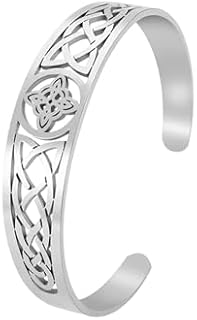 Choistily Witches Knot Bracelet for Women Adjustable Open Cuff Bangles Vintage Geometric Bracelet Celtic Knot Bracelet Protection Bracelet Jewelry for Teen Girls Graduation Birthday Gifts