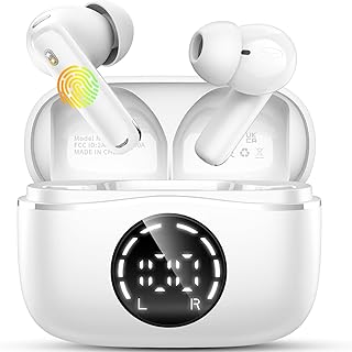 CHALVH In-Ear Bluetooth 5.4 Kopfhörer mit ENC Noise Cancelling Mikrofonen, 48 Stunden Spielzeit und IPX7 Wasserschutz, ideal für Sport und Reisen