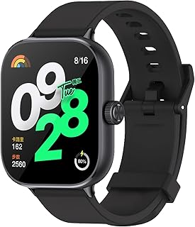 Bracelet CHULN pour Xiaomi Smart Band 9 Pro et Redmi Watch 4/5 avec Tracker dActivité, en Silicone Étanche et Respirant, pour Adultes et Jeunes