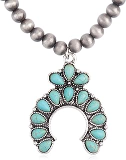 RIAH FASHION Bohemian Pendant Long Beaded Statement Necklace - Sparkly Crystal, Natural Stone Quartz Charm, Boho Wood Bead Long Chain Wrap Y Lariat