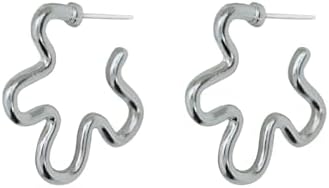 Gold-Plated Minimalist Star Hoop Earrings, Lightweight Design for Women and Girls, Lever Back Zinc Earrings, Lead-Free Stylish Jewelry Gifts