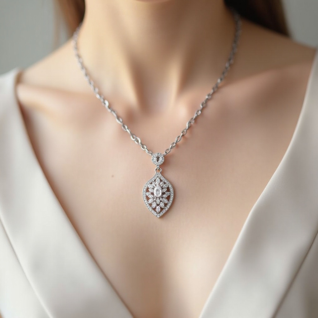 Elegante Silberkette mit Diamant: Auswahl & Pflege