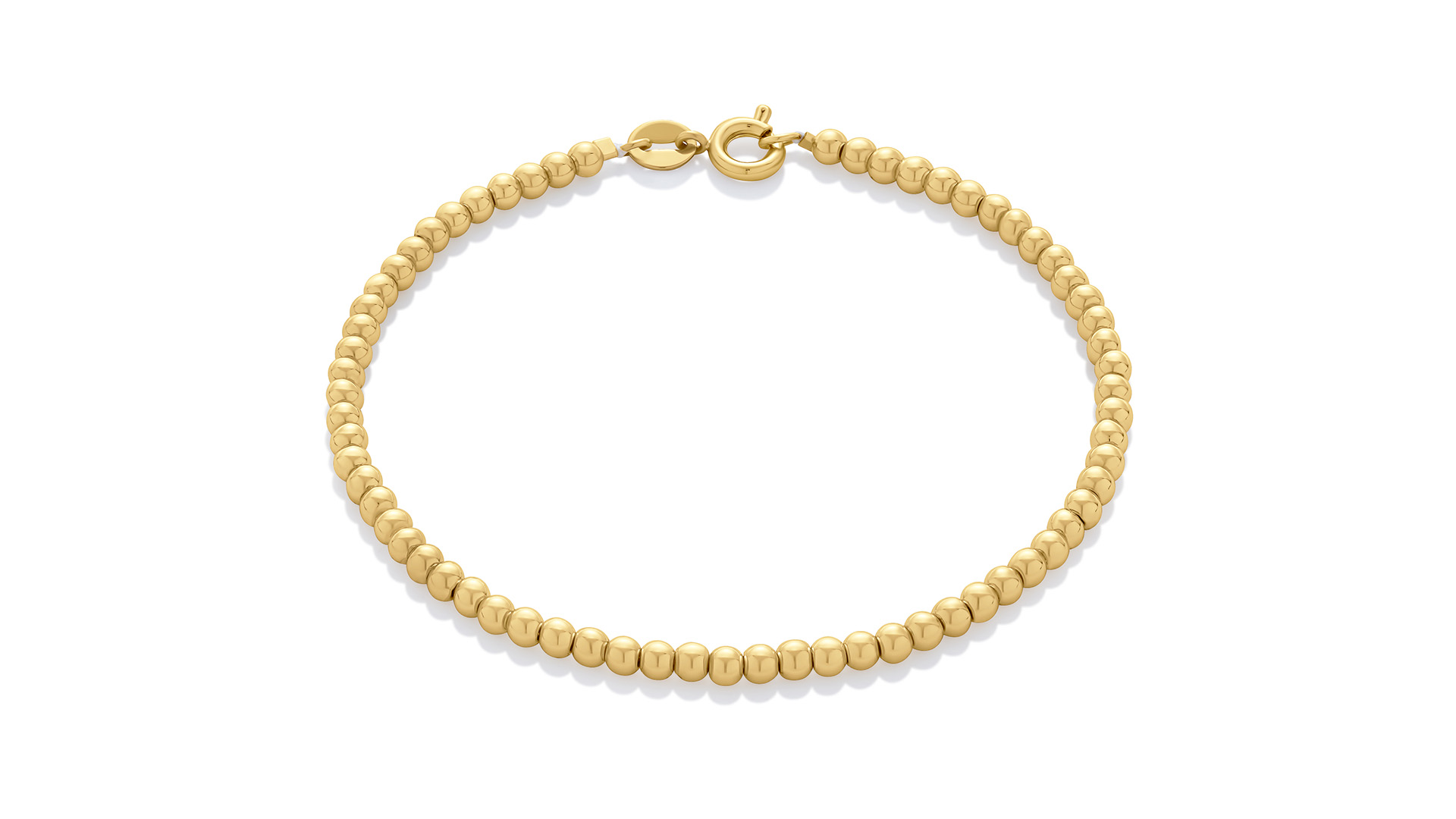 14K Plated Ball Chain Bracelet