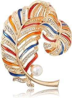 Vancy Utopia Crystal Rhinestone Big Large Brooch Pin for Women Vintage Elegant Handmade Brooches Pins Classic Wedding Fashion Jewelry Accessories Gift