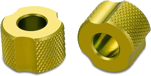 Lanyard Beads Paracord Titanium Beads for Zipper Pull Bracelet DIY EDC Accessories Jewelry Pack of 2