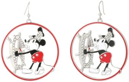 Madison Tyler Cute Earrings for Brides Mouse Dangle Earrings|Delicate Rhinestone Animal Earrings for Women Girls |Daily Wear Holiday Birthday Gifts