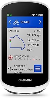 Garmin Edge Explore 2 Blanc Reconditionné avec Écran Tactile 3 Pouces, GPS Intégré et Navigation Intuitive pour Cyclistes Adultes. Ideal pour Routes Fréquentées