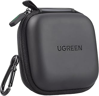 UGREEN Kopfhörer Tasche für In-Ear-Ohrhörer mit stoßfestem und wasserdichtem Hardcase, kompakt und tragbar, ideal für Urlaub und Reisen