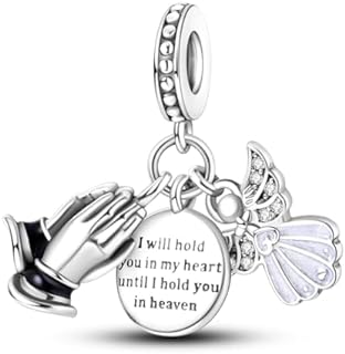 Sterling Silver Butterfly Charm Bracelet with Cubic Zirconia for Women and Girls - Love Mom Ocean Travel Design