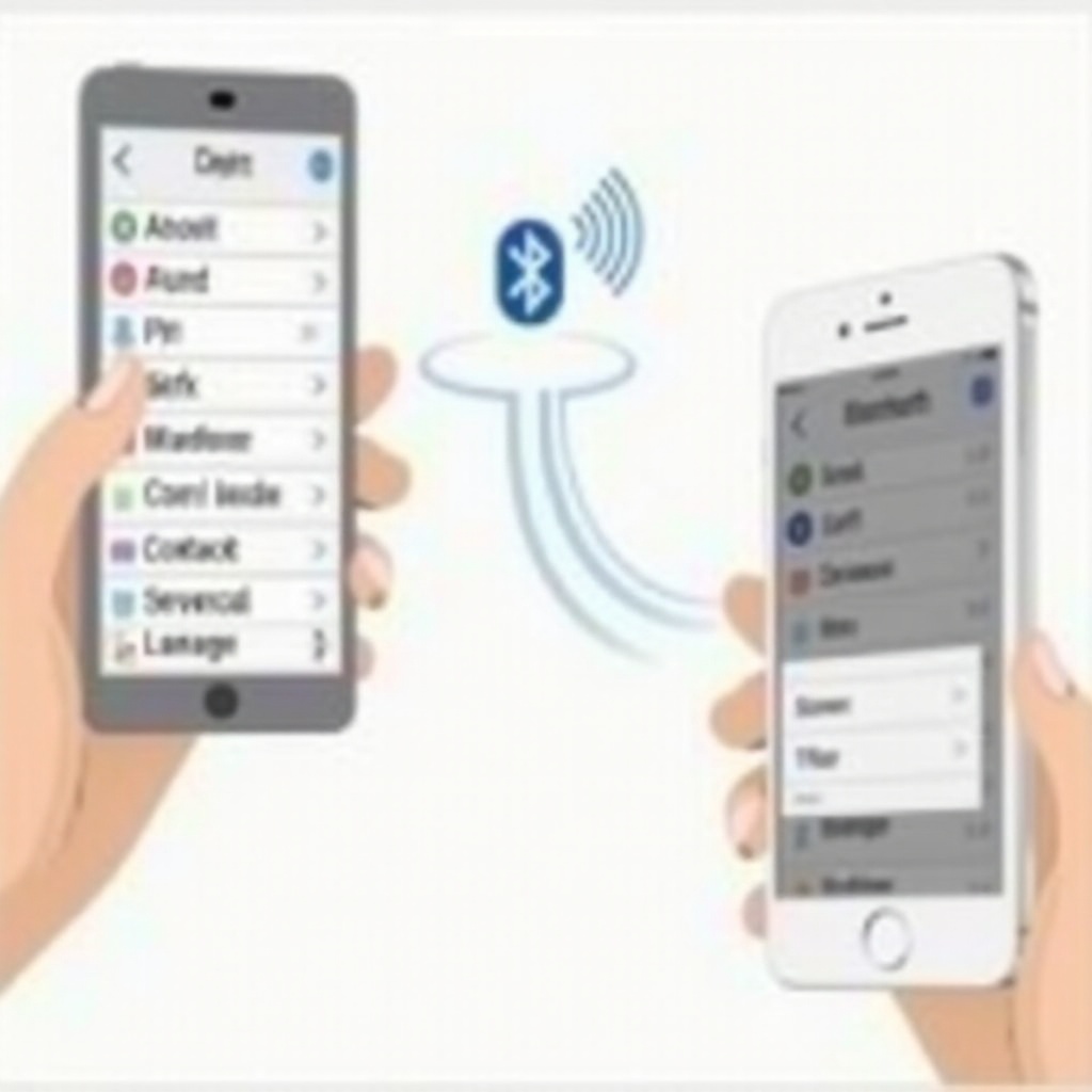 Hogyan lehet átküldeni a névjegyeket egyik mobilról a másikra Bluetooth-on keresztül?