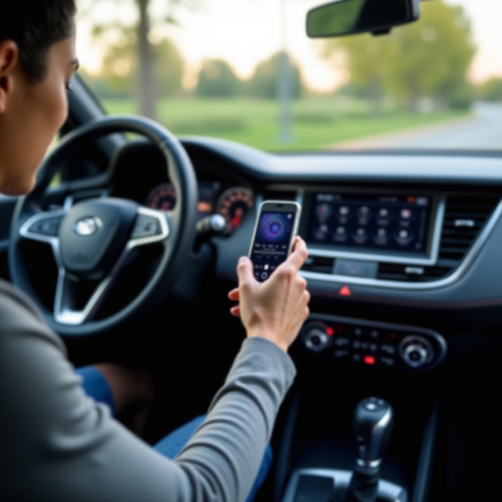 im auto mit handy musik hören